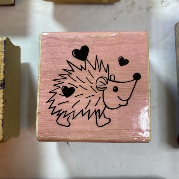 Assorted Wooden Stamps Set 7 pieces - Picture 8 of 16